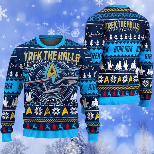 Discover Christmas Gift, startrek2020 Tv Series 3 Ugly Sweater