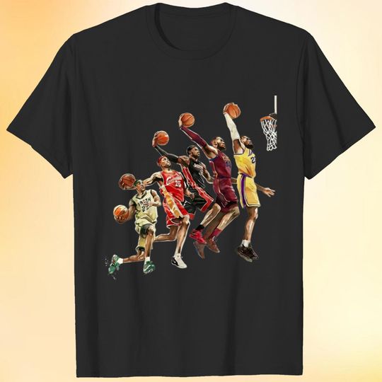 Discover Lebron James Evolution Basketball Shirt