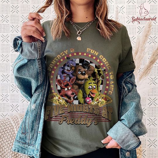 Discover FNAF Five Nights at Freddy's T-Shirt