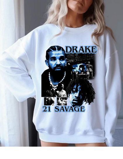 Discover Drake Sweatshirt - 21 Savage Tour Merchandise