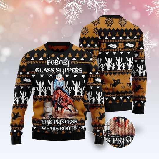 Discover Barrel Racing Girl Ugly Christmas Sweater