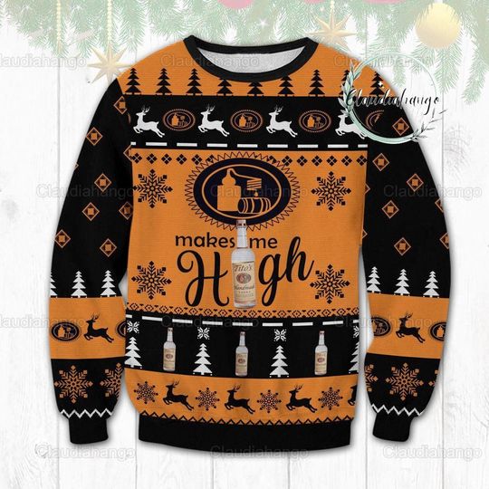 Discover Tito's Make Me High Ugly Christmas Sweater, Tito Handmade Ugly Sweater