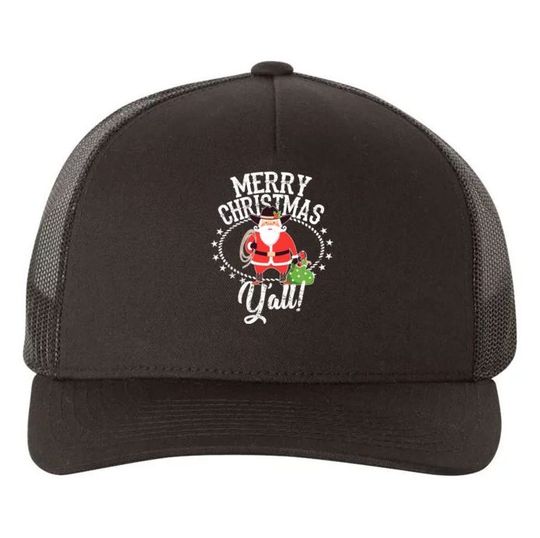 Discover Merry Christmas Y'all Trucker Hat