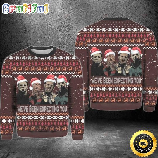 Discover We’ve Been Expecting You Horror Movies Ugly Sweater