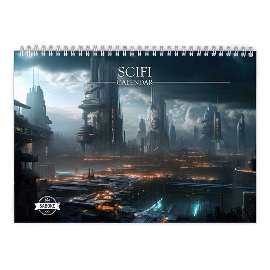 Discover Sci Fi 2025 Wall Calendar