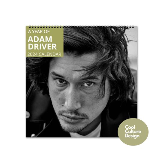 Discover Adam Driver Calendar Vol.1 - 2024 Calendar, Wall Calendar 2024