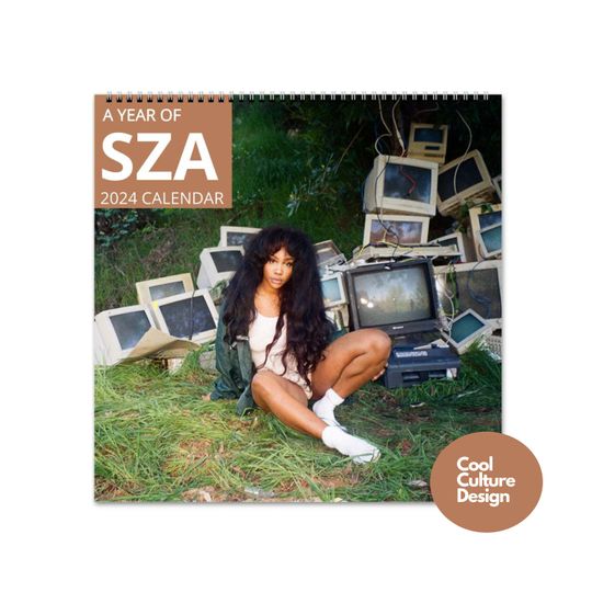 Discover SZA Calendar - 2024 Calendar, Wall Calendar 2024, Planner 2024