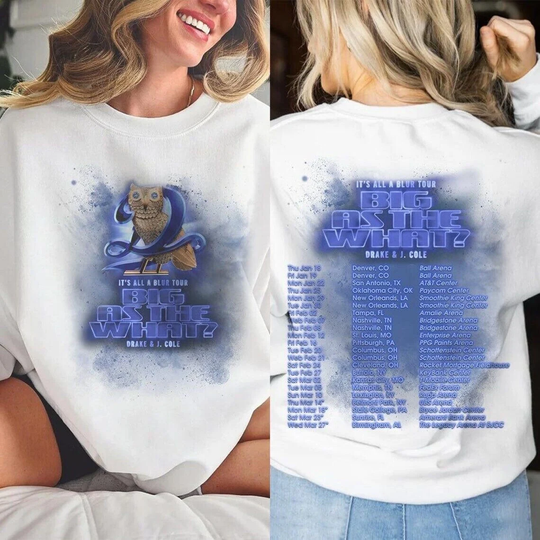 Discover Drake and J.Cole Big As A What Tour 2024 Sweatshirt