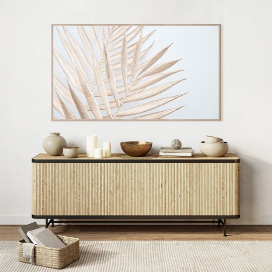 Discover Samsung Frame TV Art Neutral Pastel Botanical for Samsung Frame TV