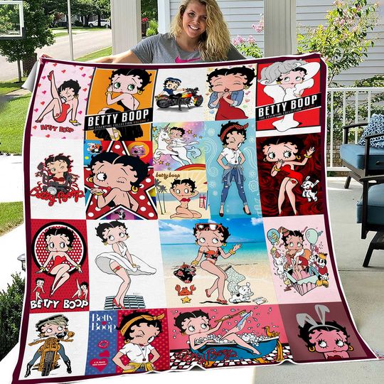 Discover Betty Boop Quilt Blanket - Premium Bedding