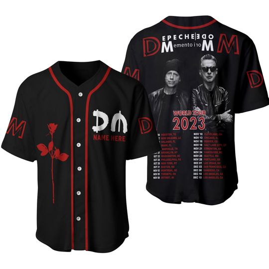 Discover Custom Name Depeche Mode Baseball Jersey