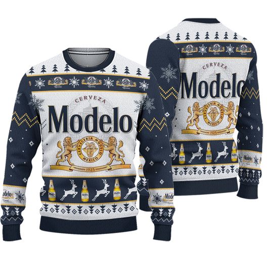 Discover Modelo Beer Ugly Christmas Sweater