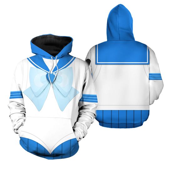 Discover Sailor Mercury Suit Full Over Print 3D Hoodie