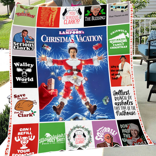 Discover National Lampoons Christmas Vacation Fleece Blanket