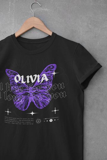 Discover Olivia lyrics tee - One Direction