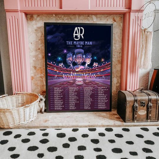 Discover AJR 2024 The Maybe Man Tour Poster
