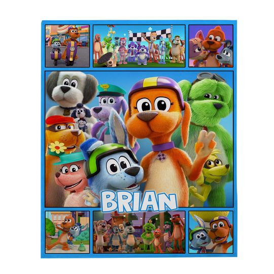 Discover Personalized Go Dog Go Baby Blanket