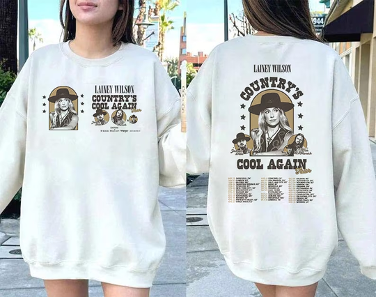 Discover Lainey Wilson Country’s Cool Again Tour 2024 Shirt, Lainey Wilson Country Music