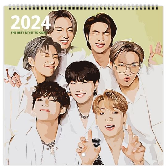 Discover 2024 Wall Calendar  Kpop, Jimin, Jungkook, JHope