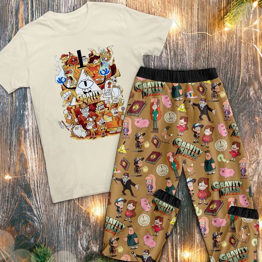 Discover Gravity Falls Mystery Shack Pajamas Set, Gravity Falls Shirt Family Set, Halloween Pajamas set