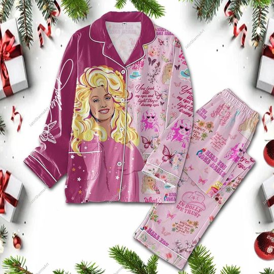 Discover In Dolly We Trust Pajamas Set, Be A Dolly Christmas Women Pajamas