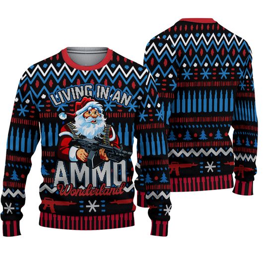 Discover Ammo ugly xmas 3D Sweater