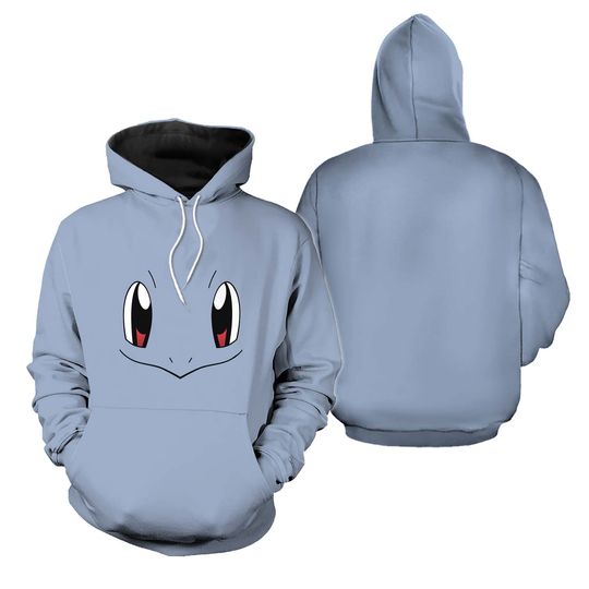 Discover PKM Squirtle 3D Costume Halloween Cosplay 3D Hoodie