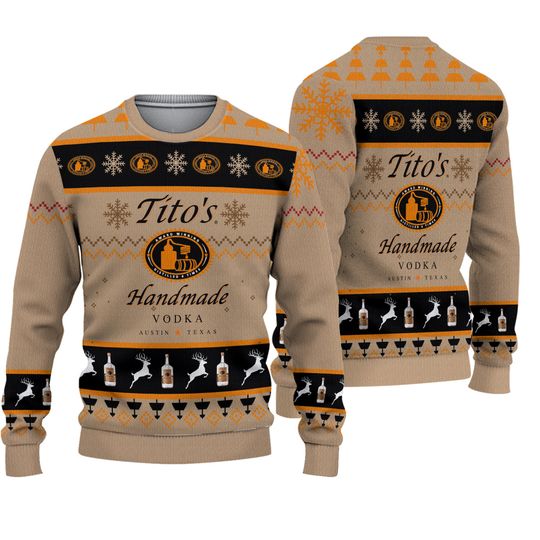 Discover Tito's Handmade Vodka Ugly Sweater