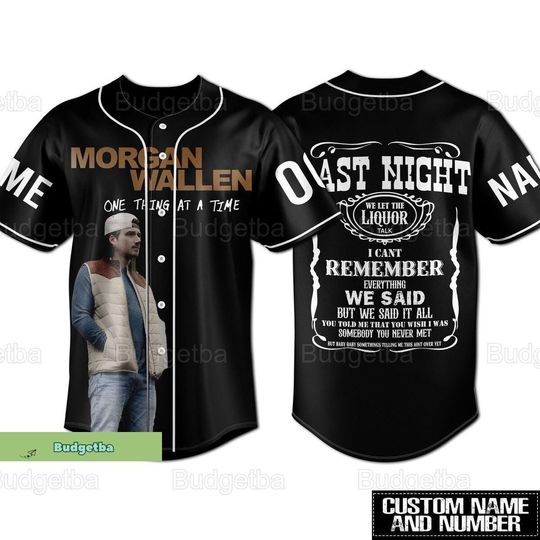 Discover Custom Wallen Western Jersey,  One Thing At A Time Shirt