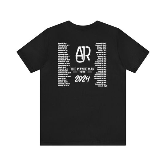 Discover AJR The Maybe Man 2024 Tour Unisex T-Shirt