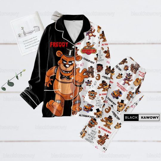 Discover Christmas Freddy Fazbear Pajamas Set, Five Nights At Freddy Pajamas