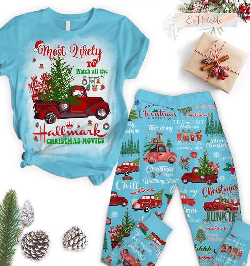 Discover Hallmark Movie Pajamas Set, Most likely Christmas Family Pajamas, This Is My Hallmark