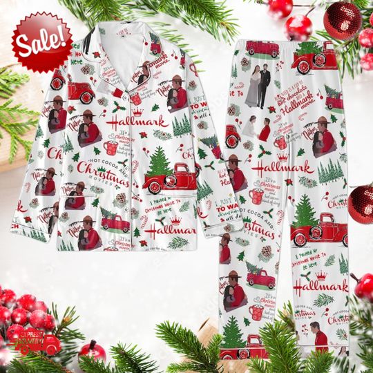 Discover Hallmark Christmas Movies Pajamas Set, Christmas Family Matching Pajamas