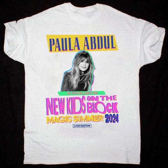 Discover Paula Abdul NK on The Block THE MAGIC SUMMER 2024 Tour Shirt