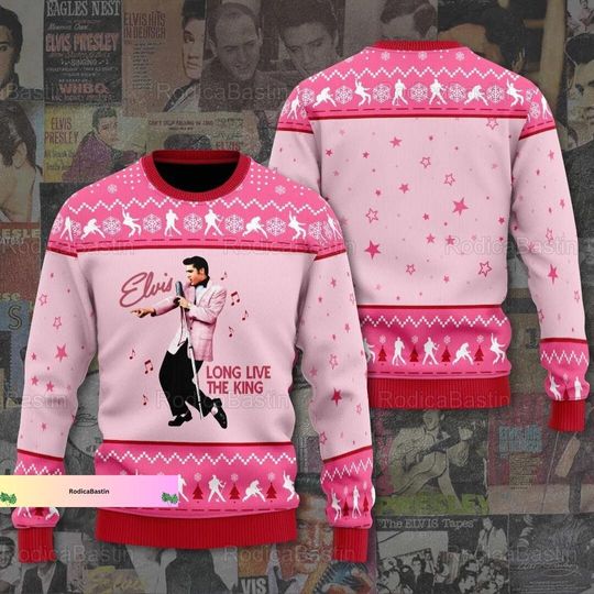Discover Christmas Elvis Presley Ugly Sweater, Elvis Presley Ugly