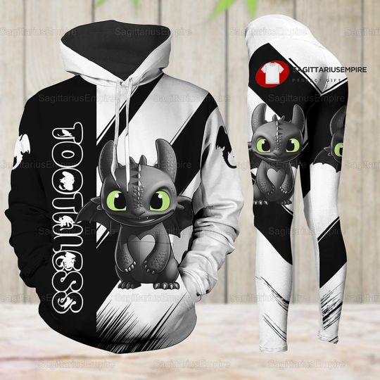 Discover Toothless Hoodie, Toothless Leggings, How To Train Dragon Hoodie