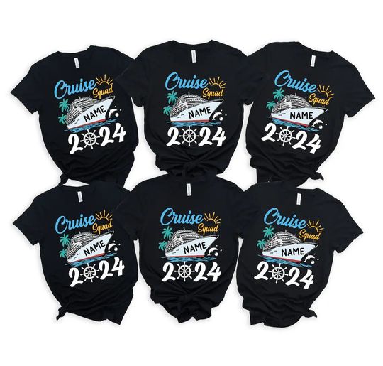 Discover Custom Cruise Squad 2024 Group Shirt