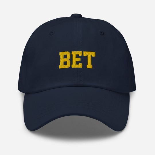 Discover Michigan Football Bet Embroidered Hat, U of M Dad Baseball Caps
