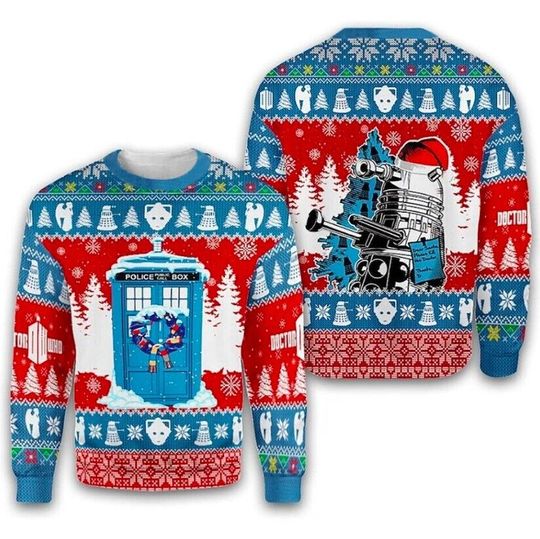 Discover Doctor Who Shirt, Doctor Who Cosplay Ugly Sweater