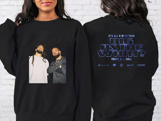 Discover Drake and J.Cole Big As A What Tour 2024 Shirt, Gift Fans Music Shirt