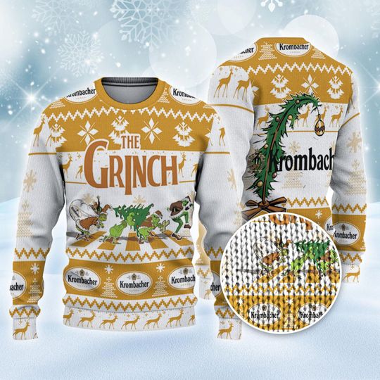 Discover Krombacher The Grin Christmas Ugly Sweater