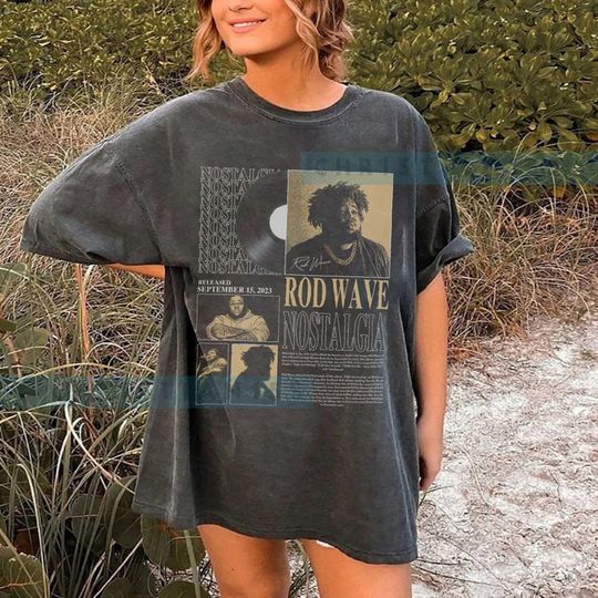 Discover Rod Wave Album, The Nostalgia Tour 2023, country music shirt