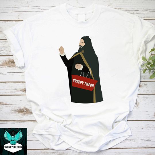 Discover Creepy Paper Nandor Vintage T-Shirt, What We Do In