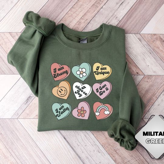 Discover Teacher Valentine Sweatshirt, Womens Valentines Day Sweatshirt, Cute Valentines Sweatshirt