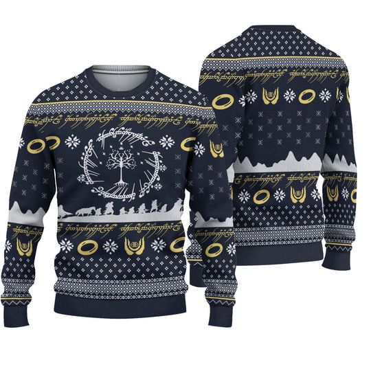 Discover LOTR Christmas Ugly Sweater