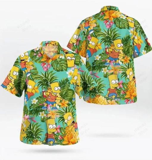 Discover Simpson Homer Aloha Hawaiian Shirt, Summer Beach Shirt