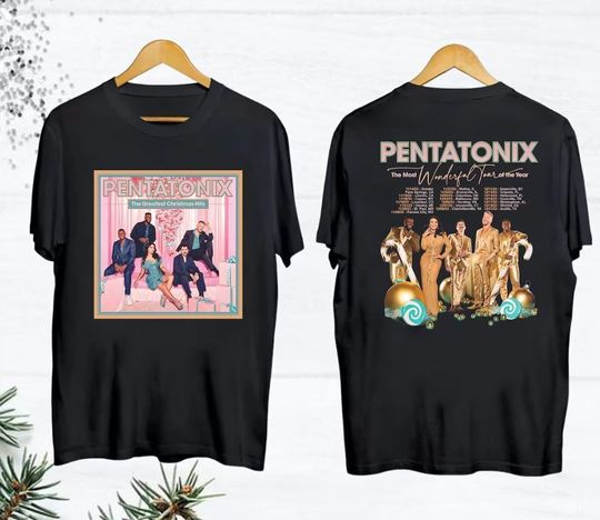 Discover Pentatonix Winter 2023 Tour T-Shirt Black Gift For Fans
