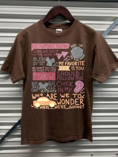 Discover the click lyrics tshirt A.J.R Bootleg T Shirt