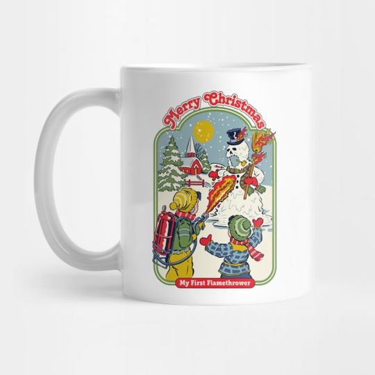 Discover My First Flamethrower - Christmas - Mug