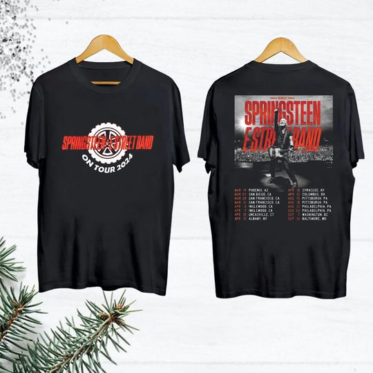 Discover 2024 Tour Bruce Springsteen And E Street Shirt, Bruce Springsteen T-Shirt